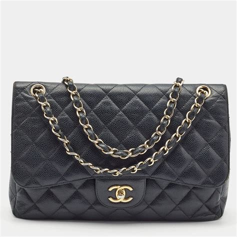 Chanel classic flap caviar quality 